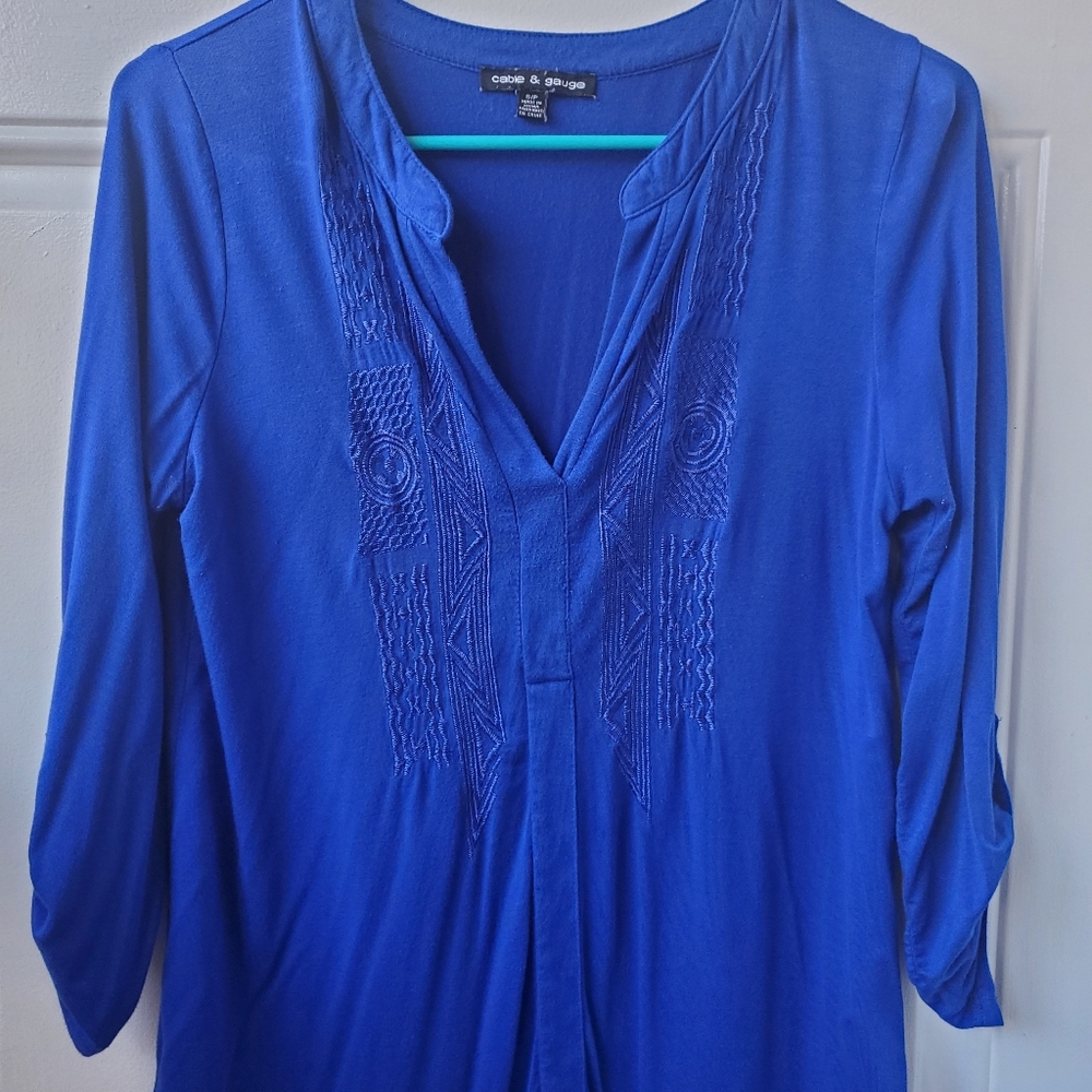 Royal Blue Top